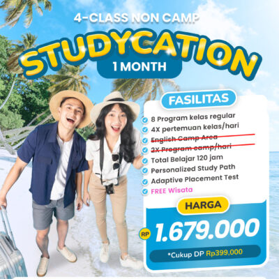 1 Bulan Studycation 4-Classes non Camp