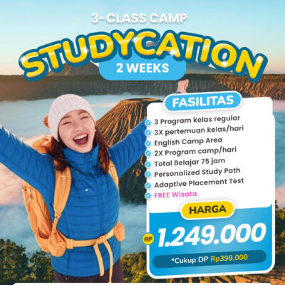 2 Minggu Studycation 3-Classes Camp