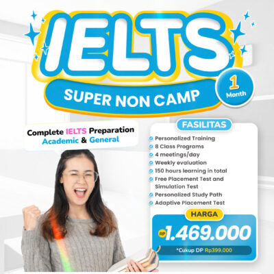 IELTS Super Camp 1 Bulan Non Camp